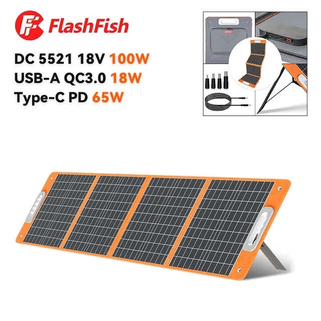 Сонячний генератор Flashfish (Flashfish UA1101L + Flashfish TSP100W) 0040 фото